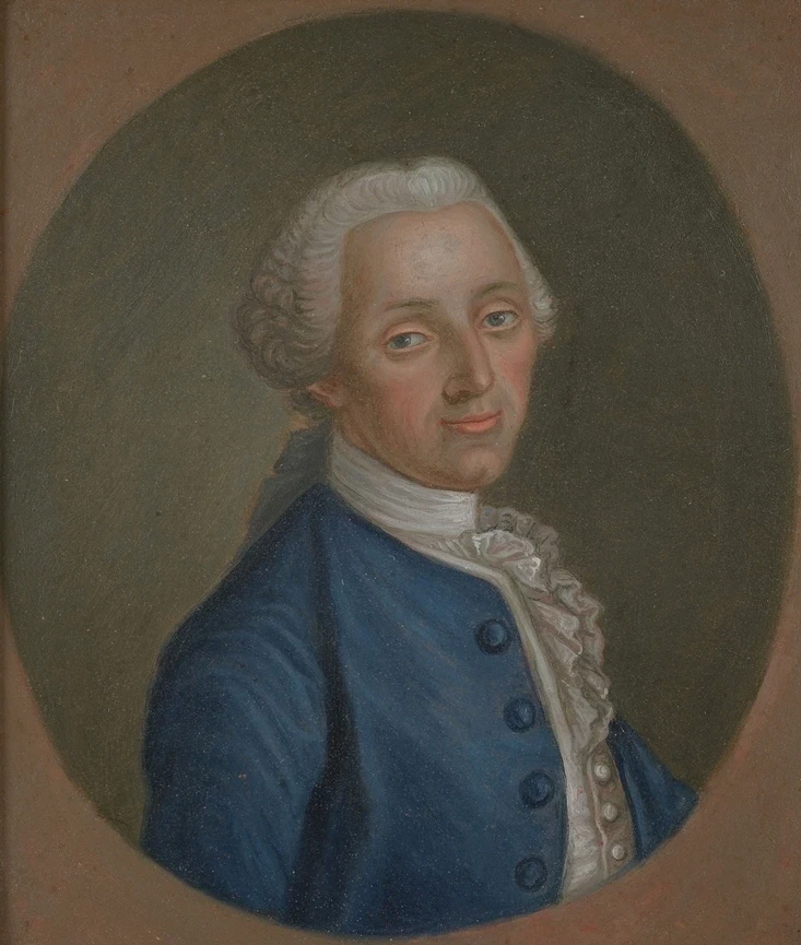 Ritratto di Christian Fürchtegott Gellert, circa 1760